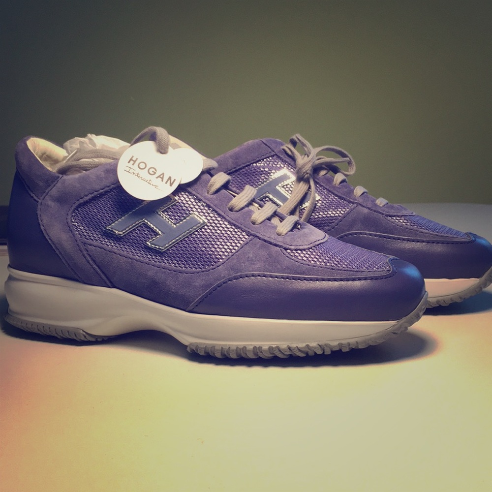 Brand New Women’s athletic leather Hogan shoes.